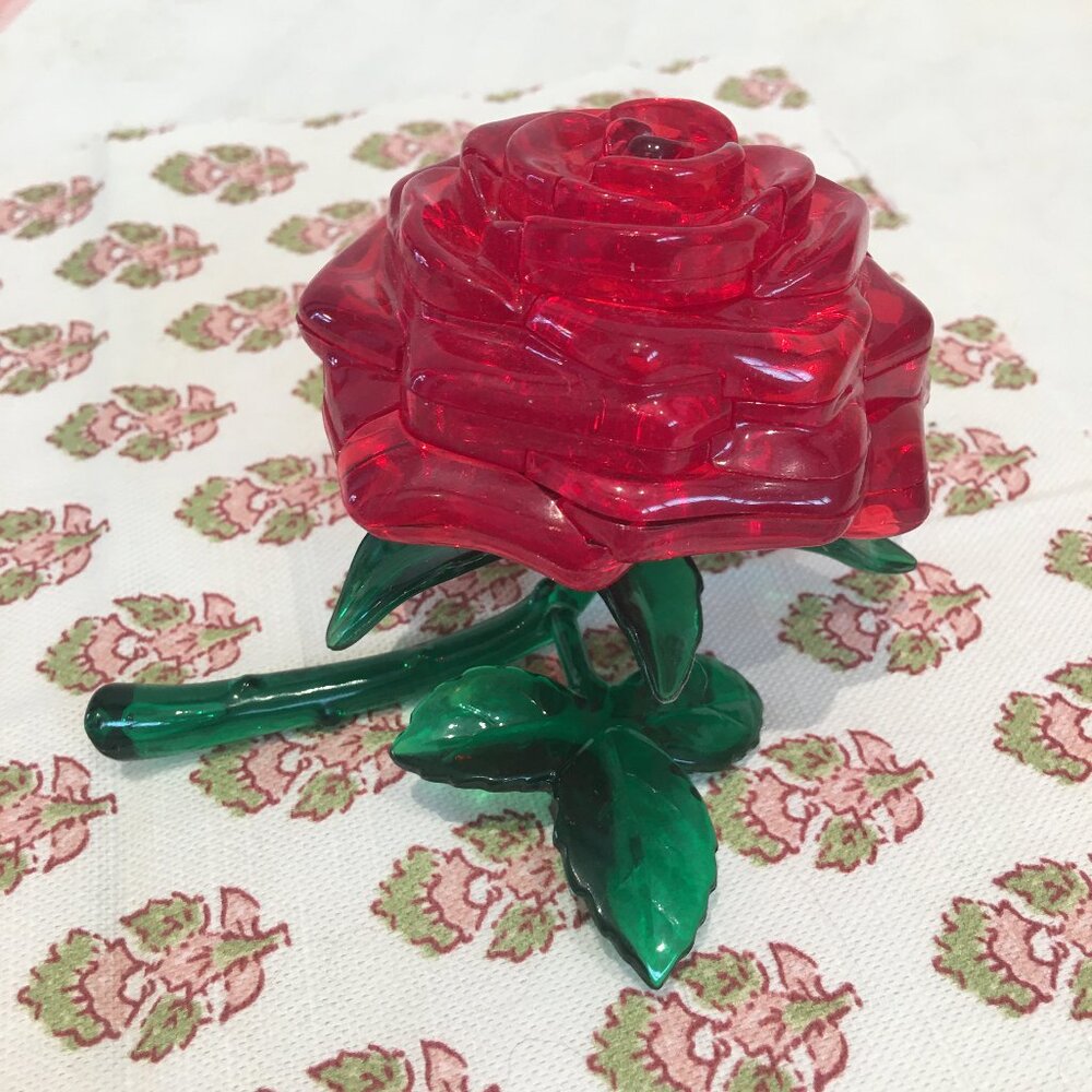 Bepuzzled Rose Crystal 3D Puzzle